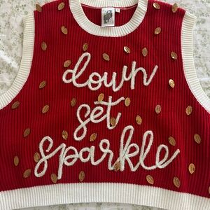 Queen of Sparkles football top